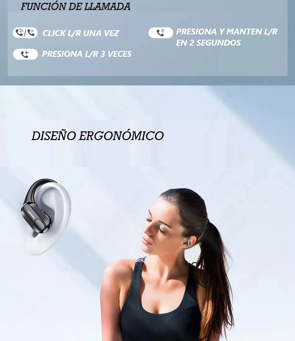 🔊 Lenovo XT80: Auriculares Deportivos Inalámbricos con Sonido Premium y Total Libertad